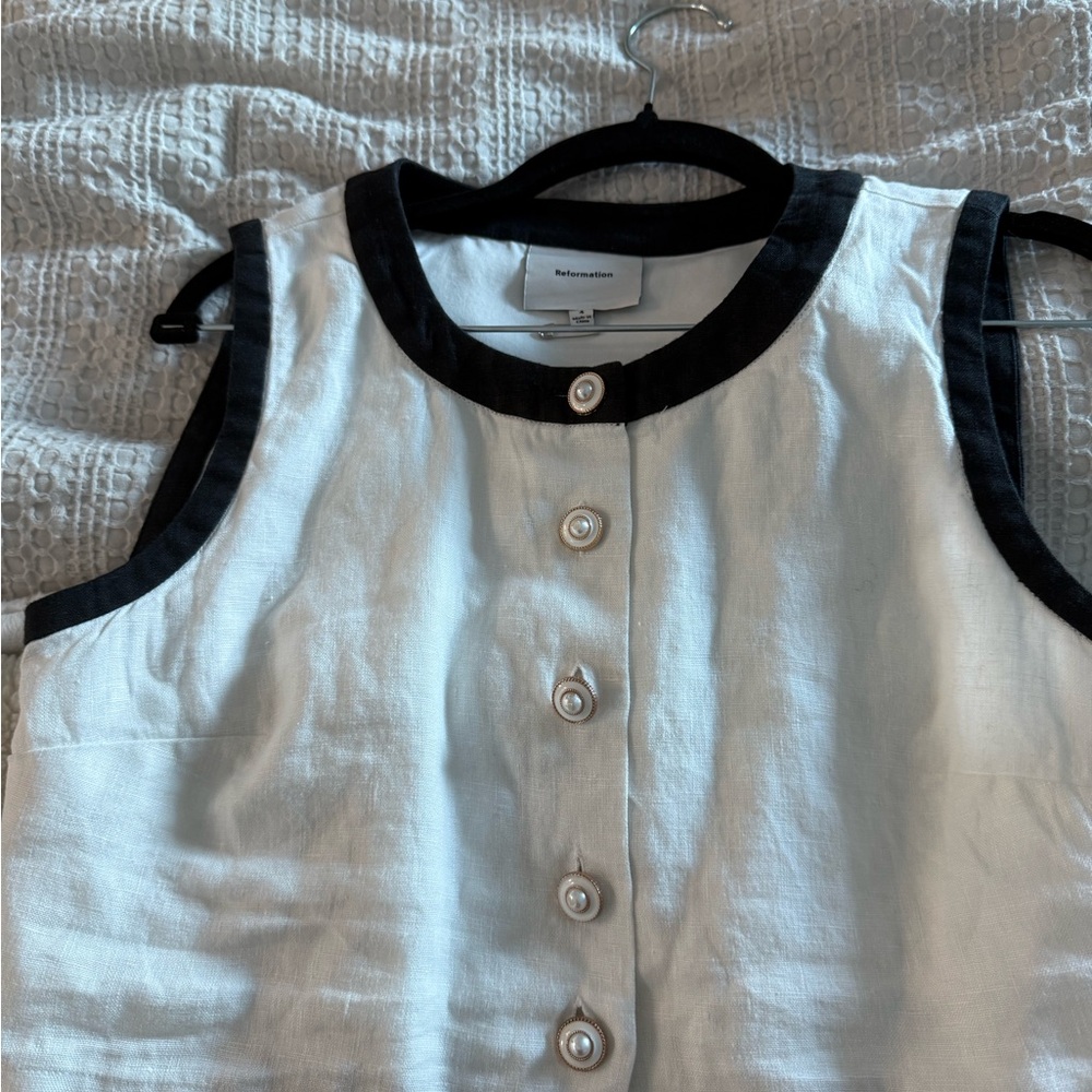 Reformation Roxy Linen Two-Piece set - Picture 6 of 8